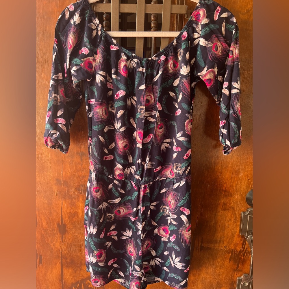 Romper 3/4 sleeve floral print L